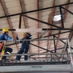 Cambio de Luces y manto de ventiladores en almacén Planta
