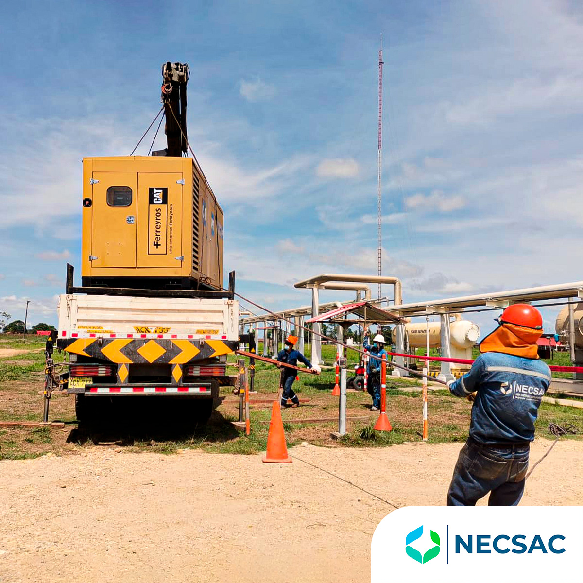 NECSAC » Transporte Y Montaje De Equipos Estacionarios